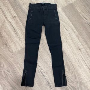 JBrand stretchy skinny black jeans